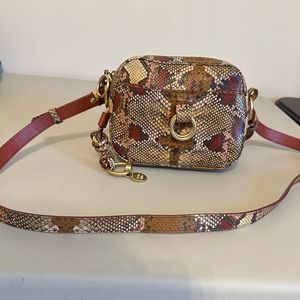 See By Chloe Tony Faux Python Grained Camera Bag *With Flaw*